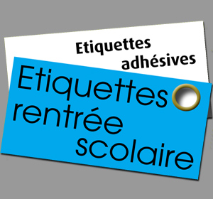 etiquettes adhesives